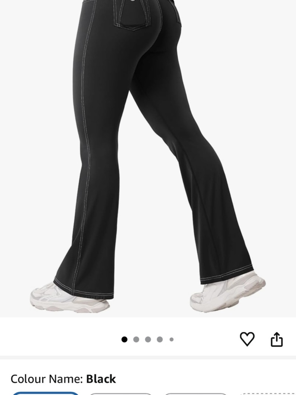 Yeoreo black activewear/gym leggings